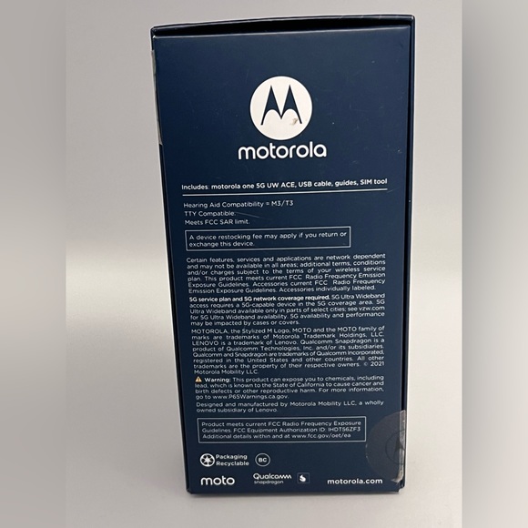 Motorola One 5G UW cell phone Brand New UNLOCK - Picture 3 of 5